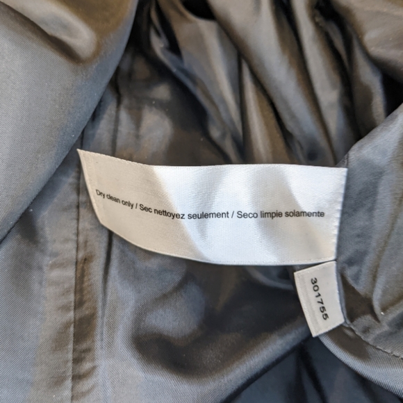 New Jockey Charcoal Wool Blend Double Breasted Light Winter Cape Coat Size S/M/L - Picture 10 of 12